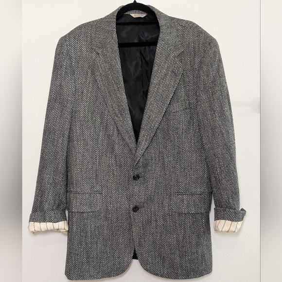 Vintage Hunt Valley 42R Wool Sport Coat Ivy Academic Professor Blazer Old Money - Picture 2 of 15